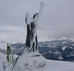 Sci-alpinistica al Monte Guglielmo (1948 m.) - Sci-alpinisti CAI-Albino-BG-8 febbraio 09  - FOTOGALLERY